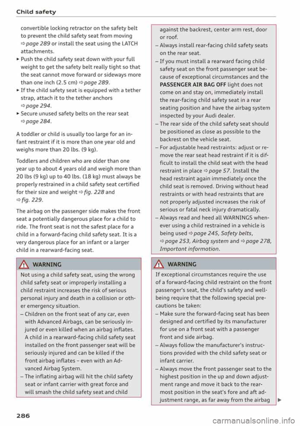 AUDI A3 SEDAN 2020  Owners Manual 