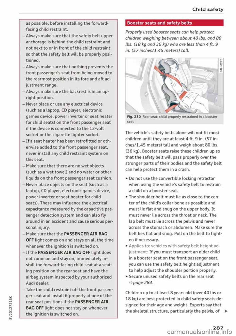 AUDI A3 SEDAN 2020  Owners Manual 