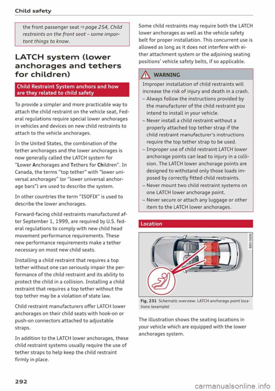 AUDI A3 SEDAN 2020  Owners Manual 