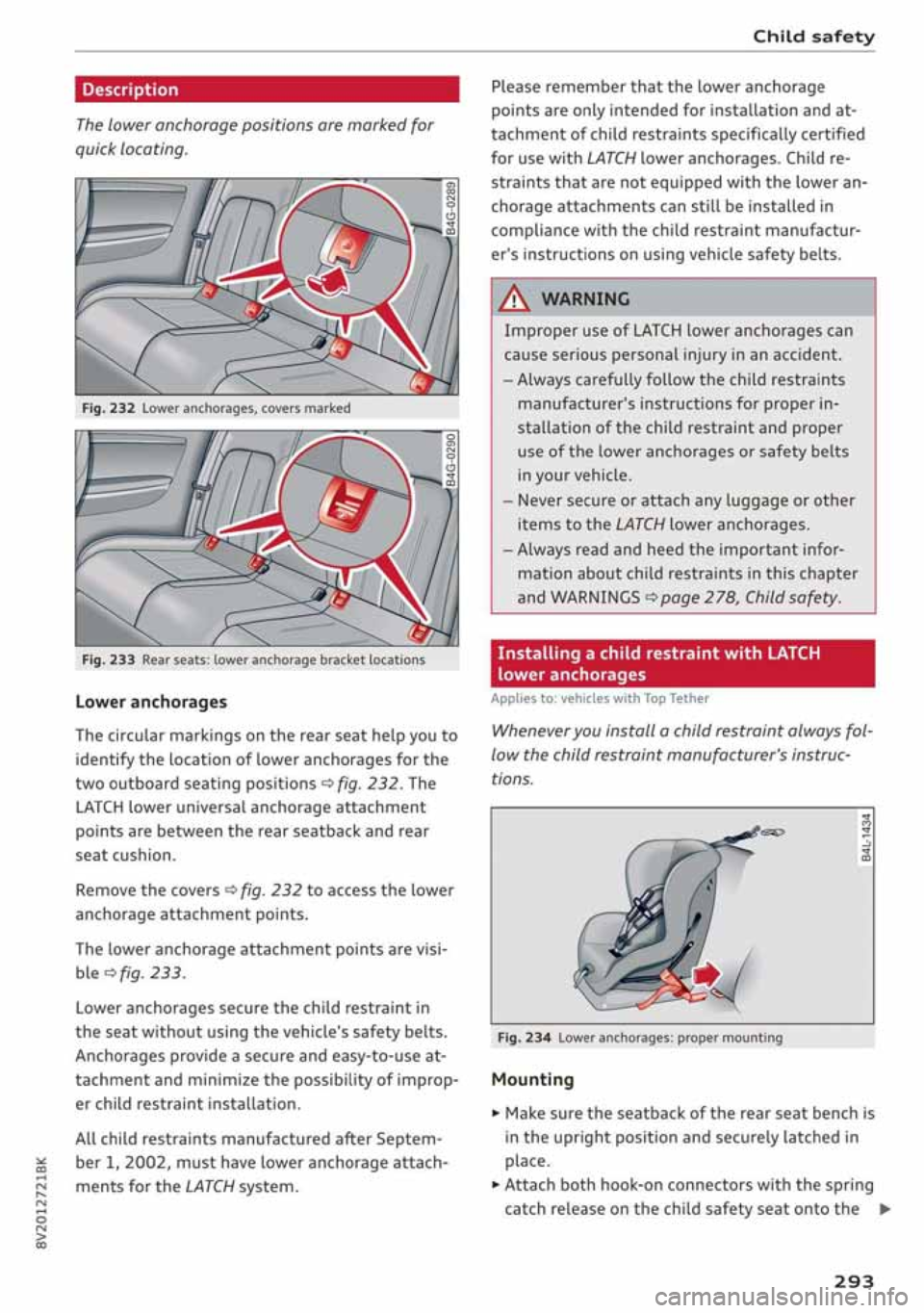 AUDI A3 SEDAN 2020  Owners Manual 