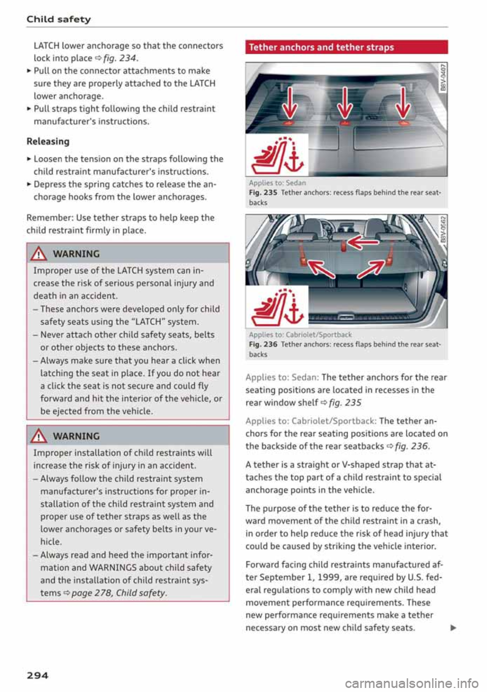AUDI A3 SEDAN 2020  Owners Manual 
