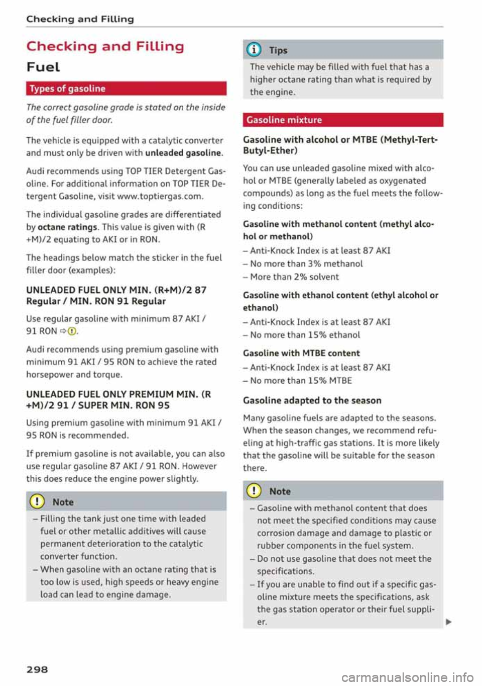 AUDI A3 SEDAN 2020  Owners Manual 