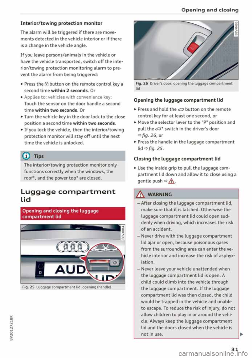 AUDI A3 SEDAN 2020  Owners Manual 