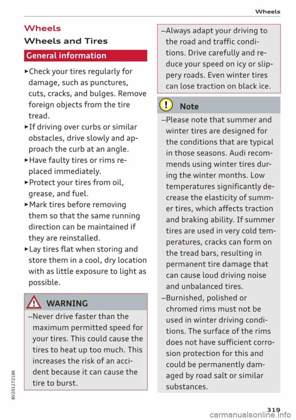 AUDI A3 SEDAN 2020  Owners Manual 