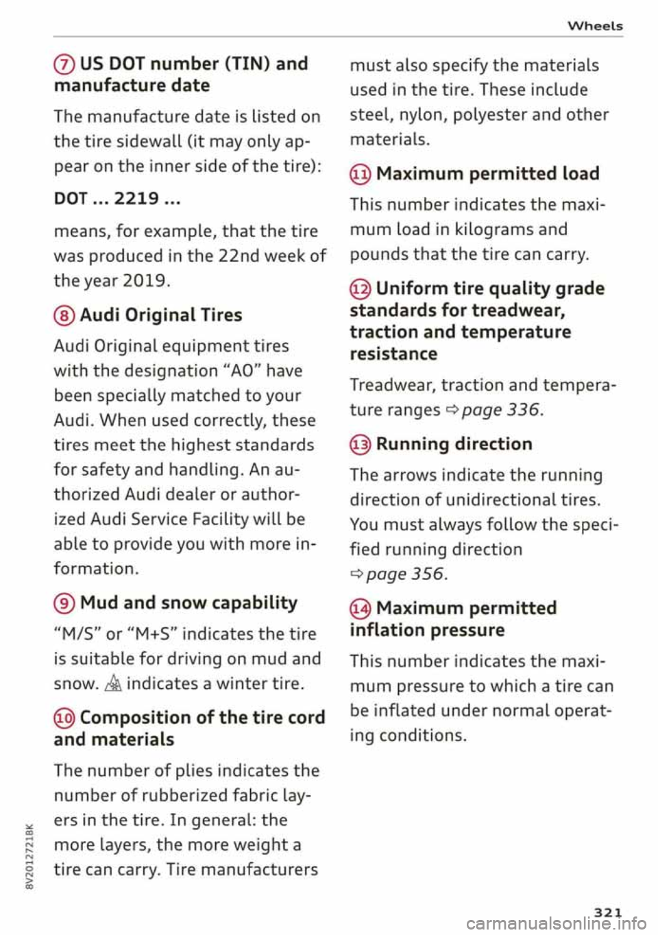 AUDI A3 SEDAN 2020  Owners Manual 