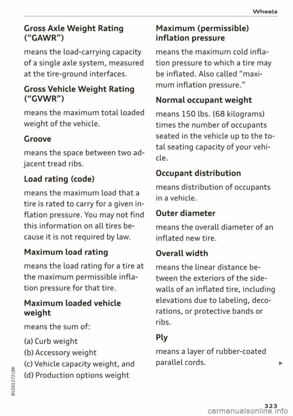 AUDI A3 SEDAN 2020  Owners Manual 