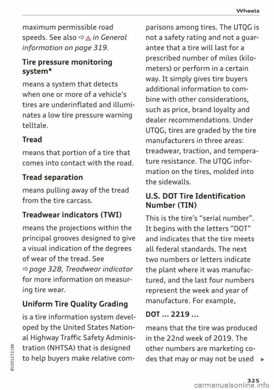 AUDI A3 SEDAN 2020  Owners Manual 