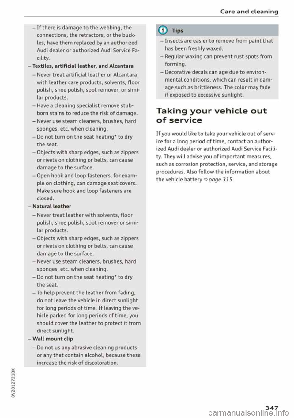AUDI A3 SEDAN 2020  Owners Manual 