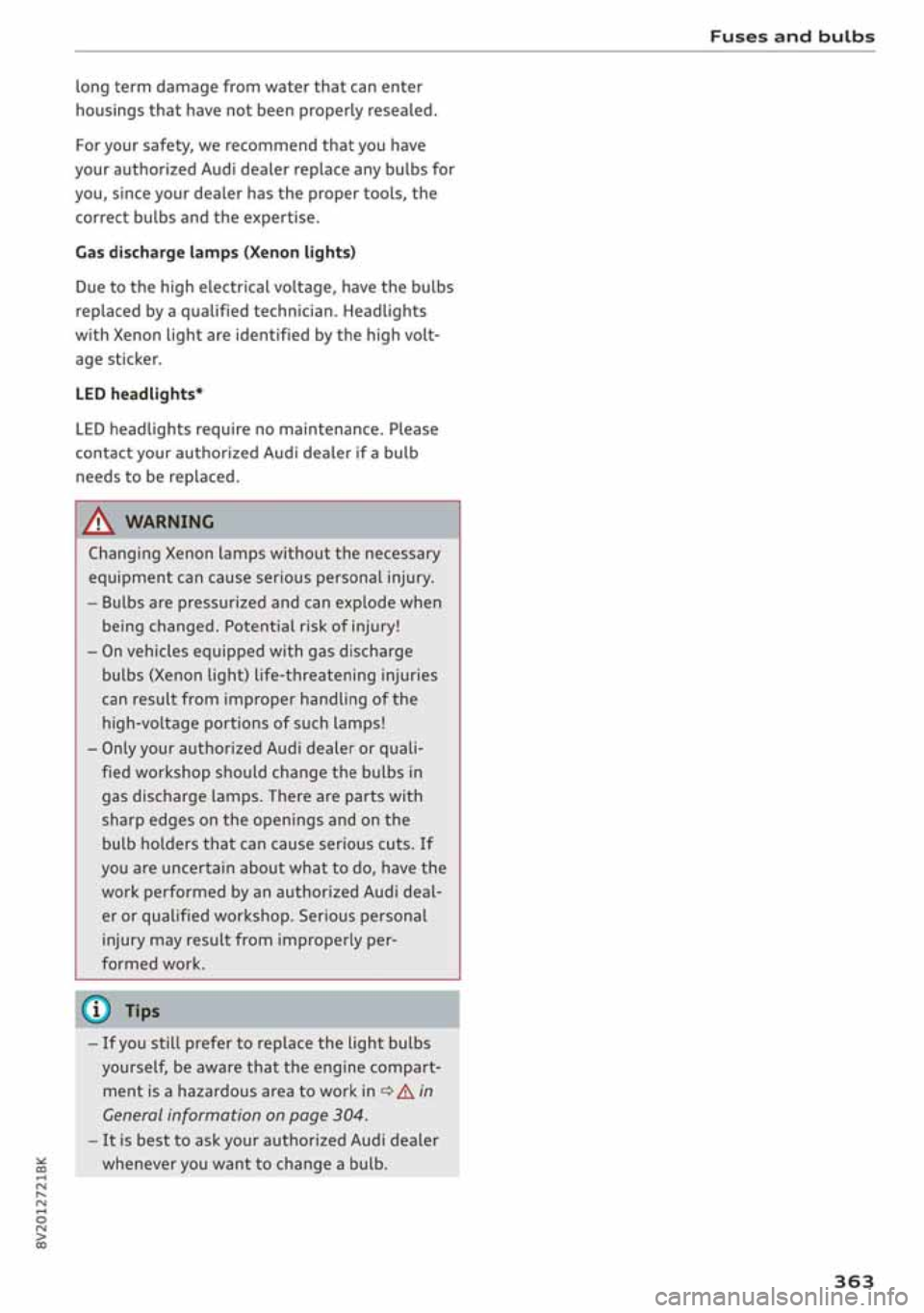 AUDI A3 SEDAN 2020  Owners Manual 