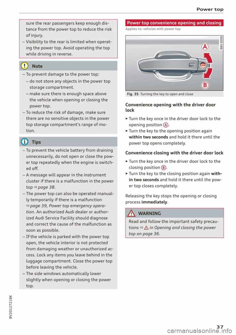 AUDI A3 SEDAN 2020  Owners Manual 