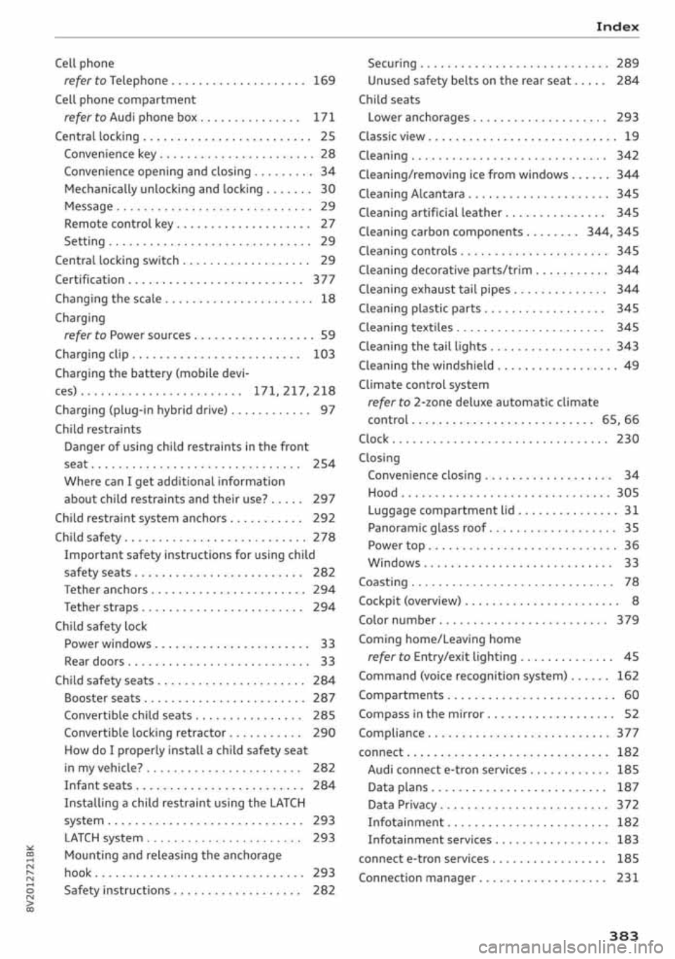 AUDI A3 SEDAN 2020  Owners Manual 