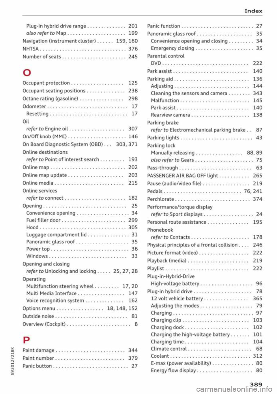 AUDI A3 SEDAN 2020  Owners Manual 