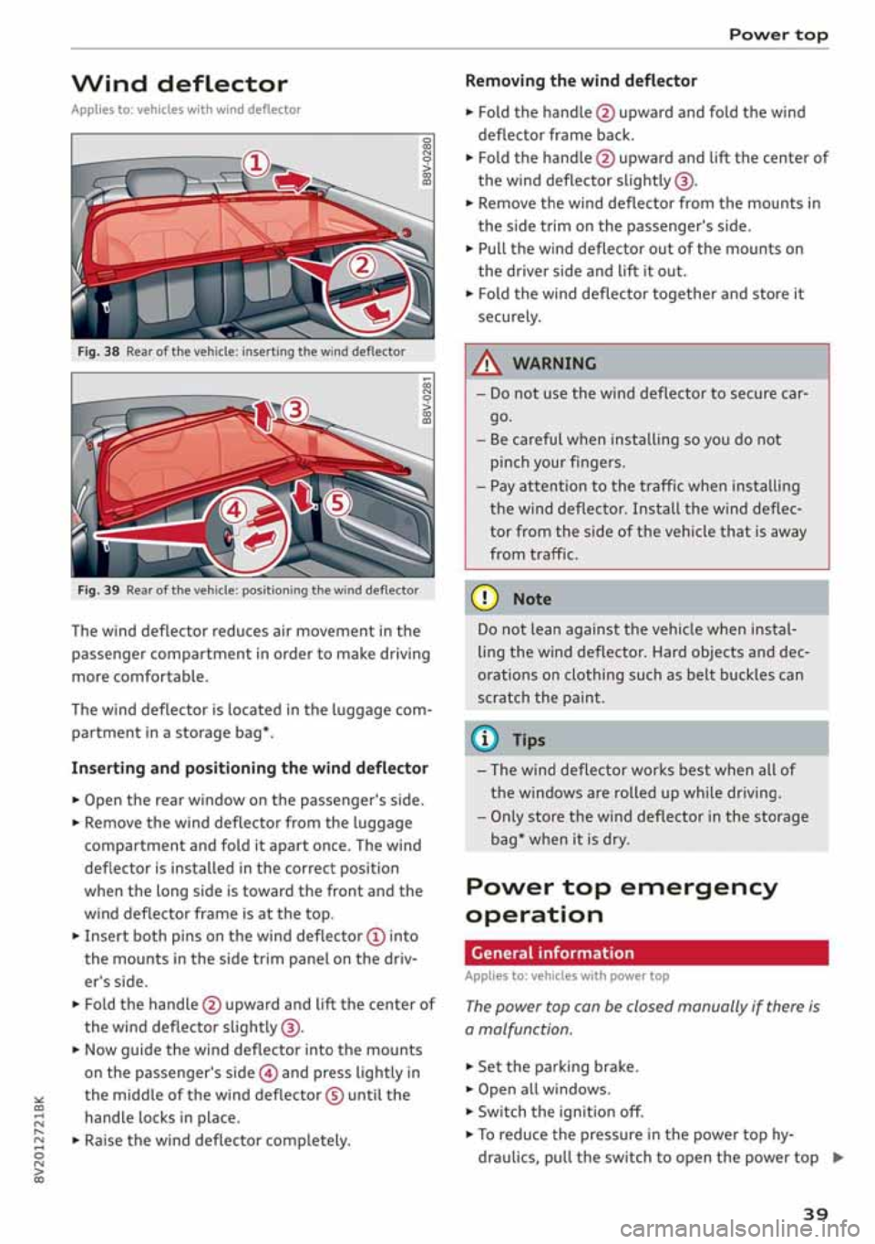 AUDI A3 SEDAN 2020  Owners Manual 