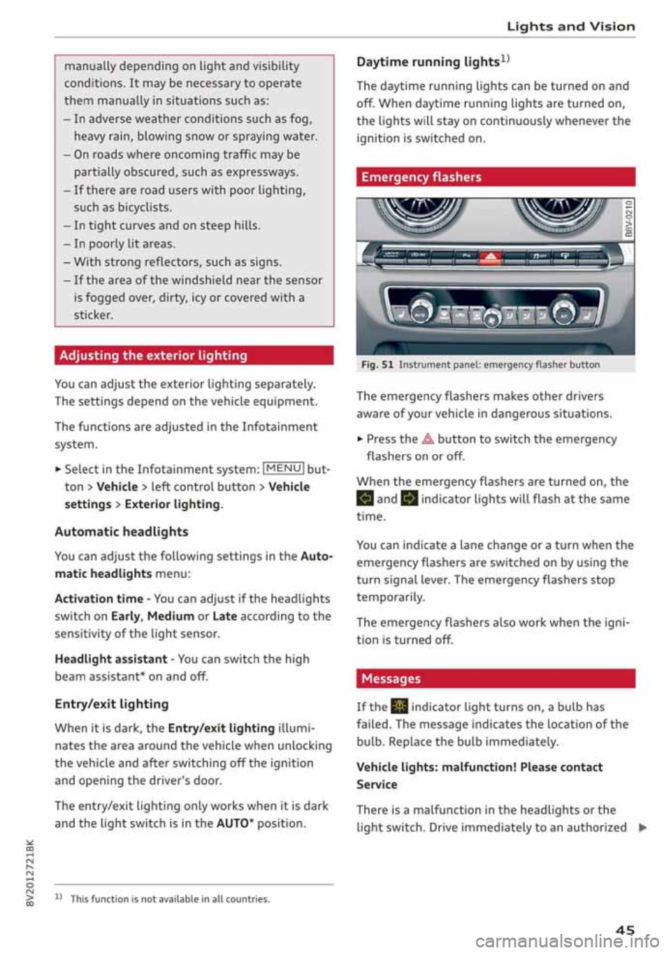AUDI A3 SEDAN 2020  Owners Manual 