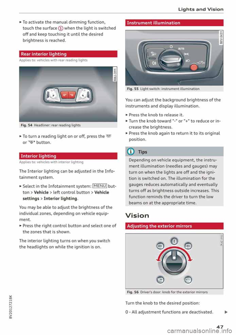 AUDI A3 SEDAN 2020  Owners Manual 