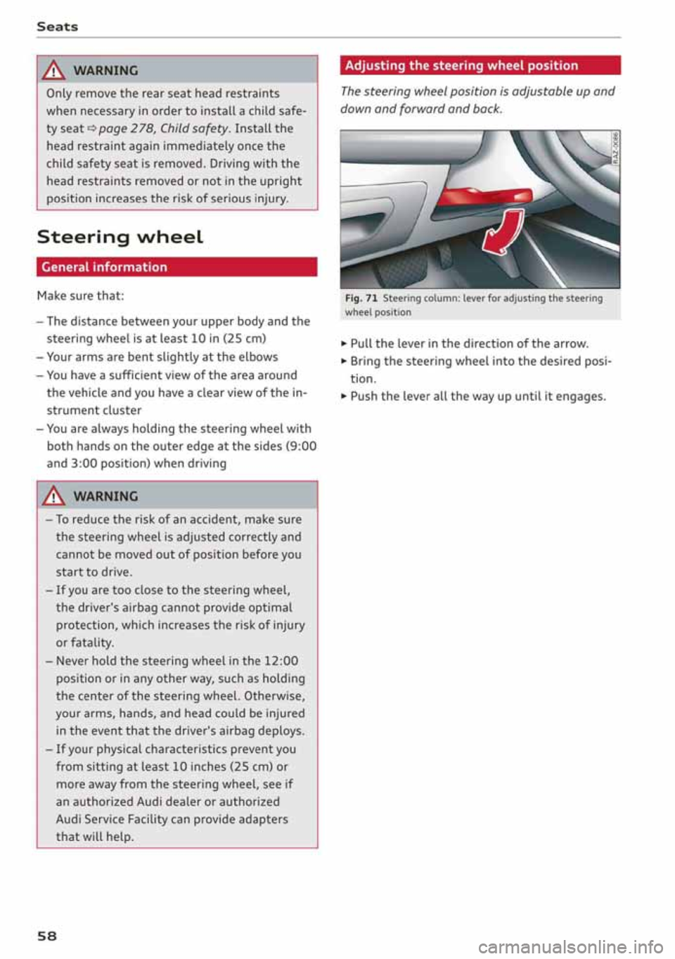 AUDI A3 SEDAN 2020  Owners Manual 