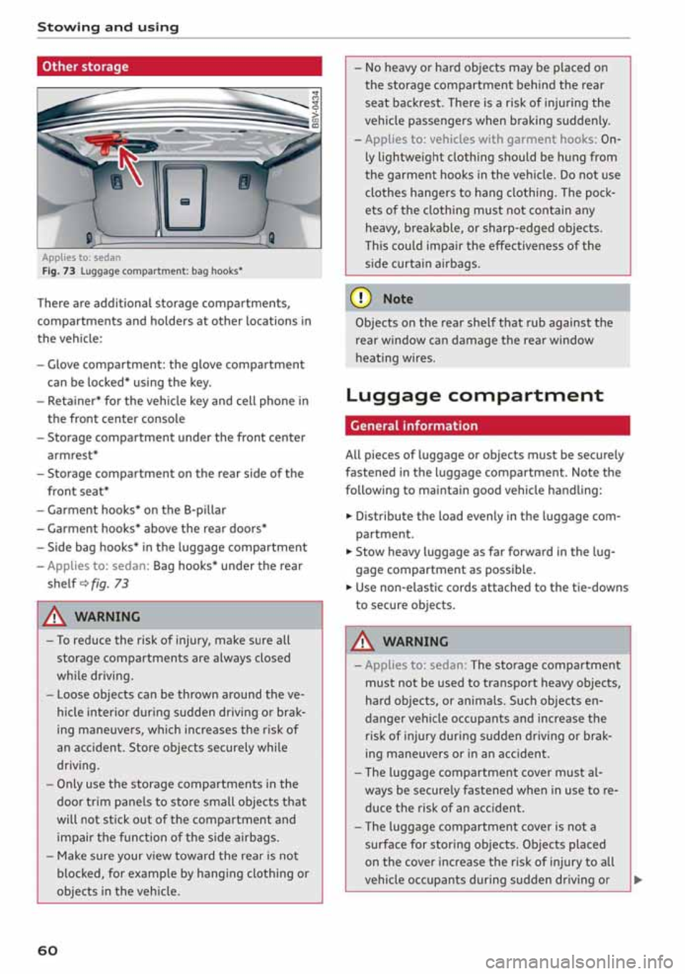 AUDI A3 SEDAN 2020  Owners Manual 