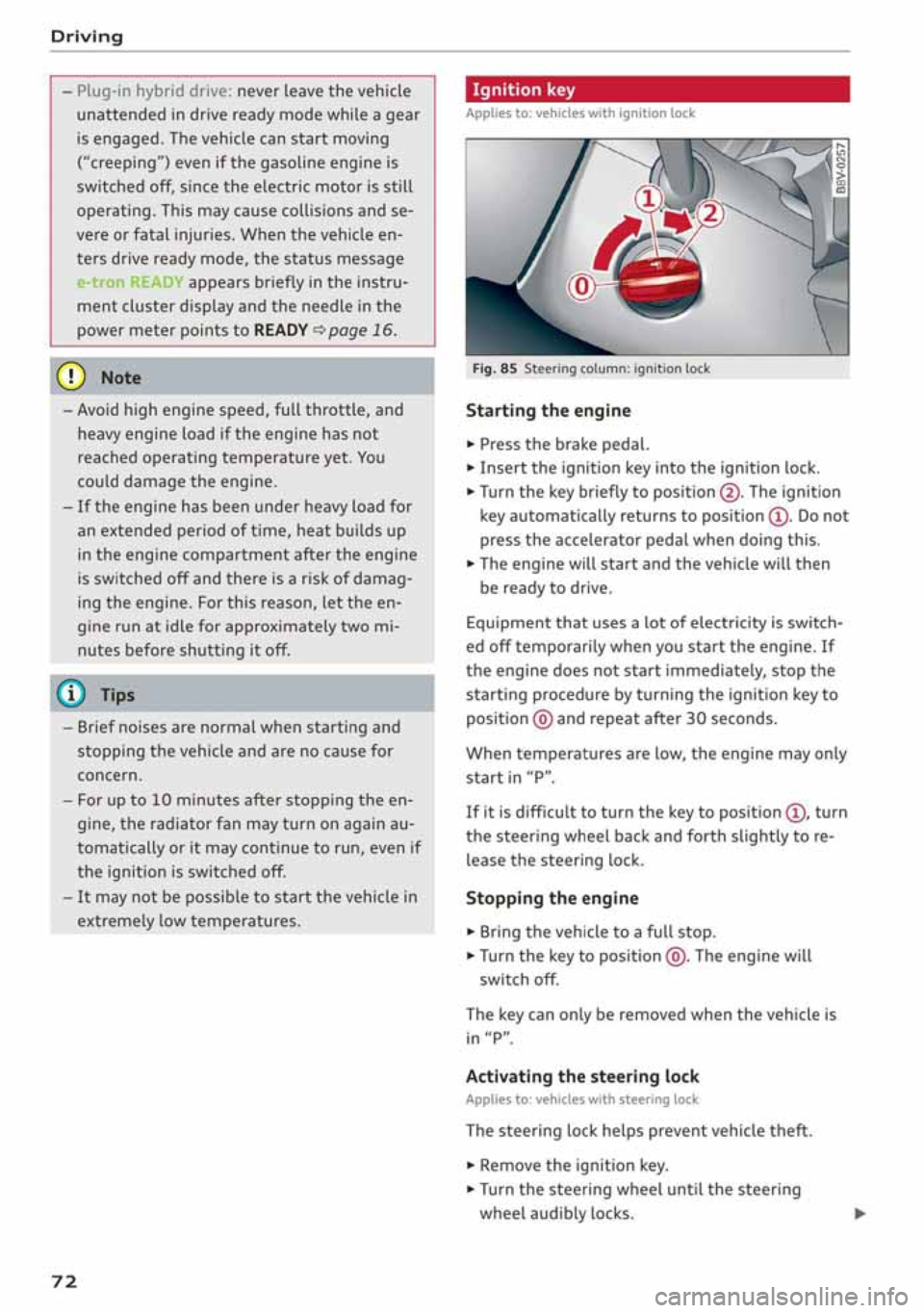 AUDI A3 SEDAN 2020  Owners Manual 