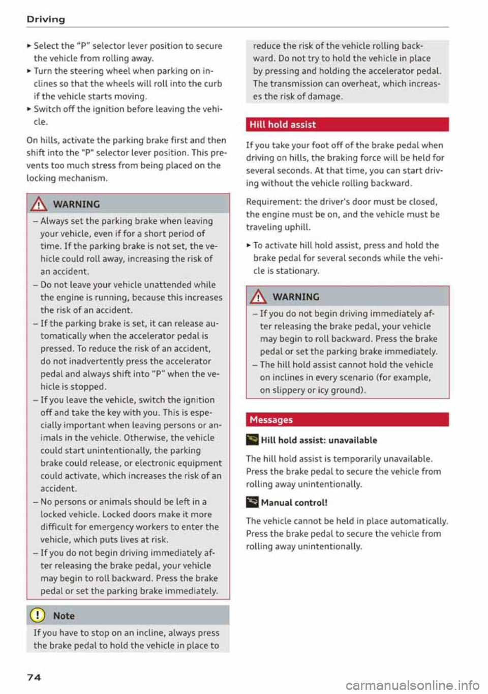 AUDI A3 SEDAN 2020  Owners Manual 