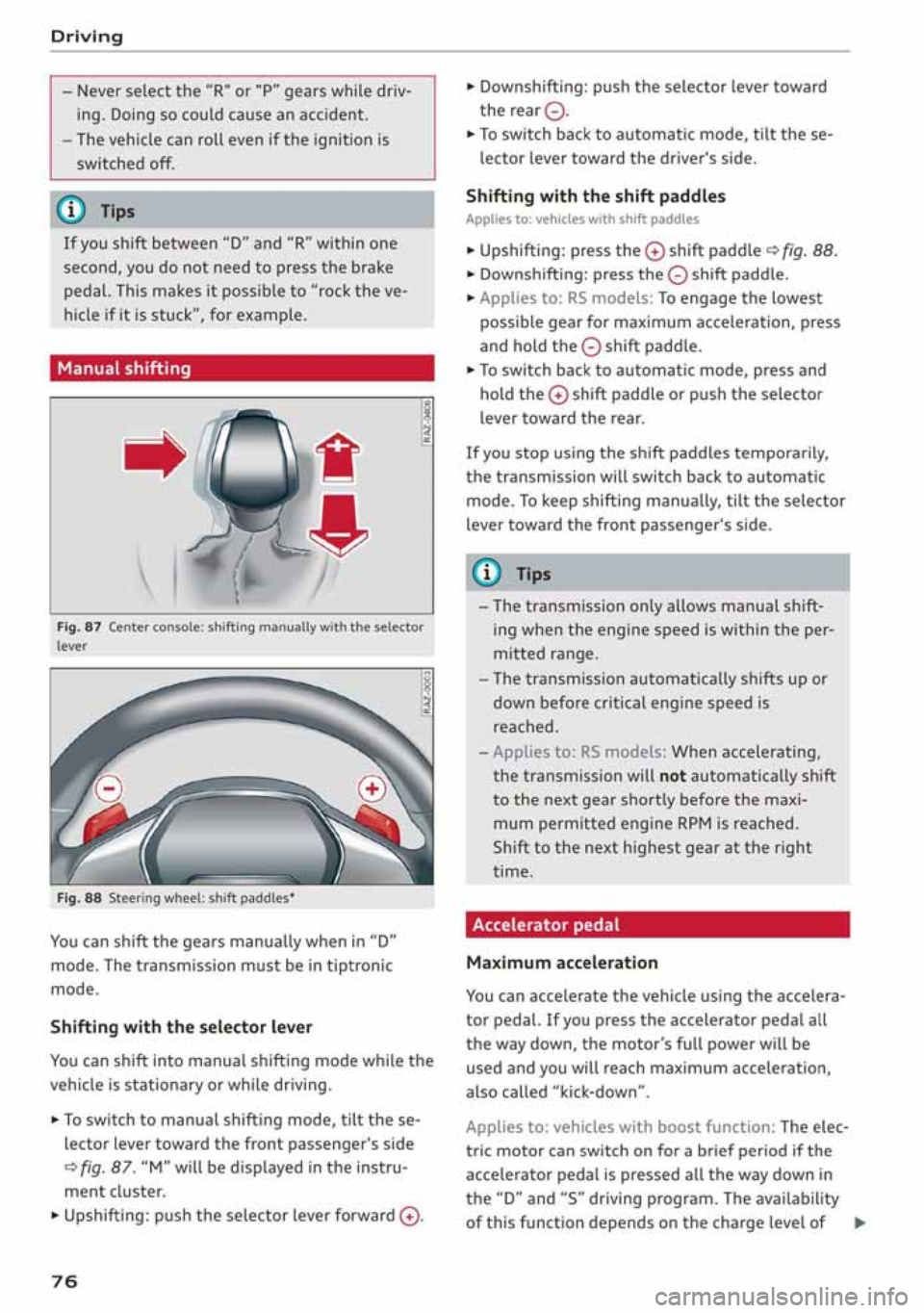 AUDI A3 SEDAN 2020  Owners Manual 