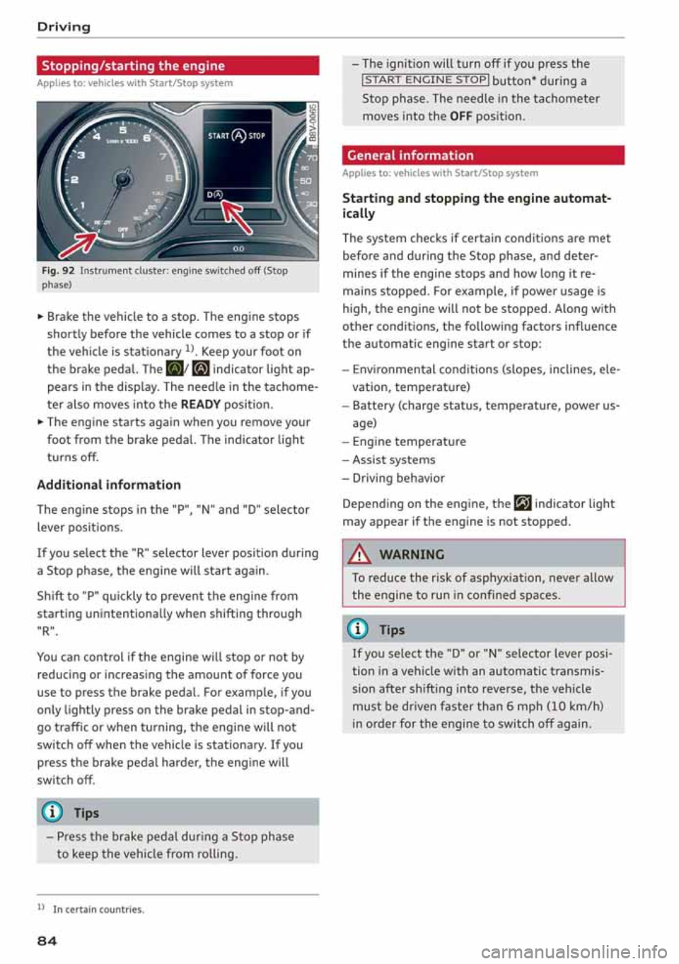 AUDI A3 SEDAN 2020  Owners Manual 