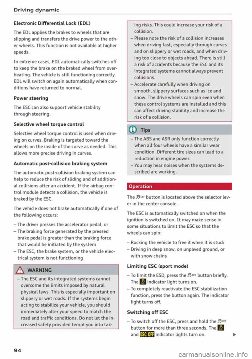 AUDI A3 SEDAN 2020  Owners Manual 