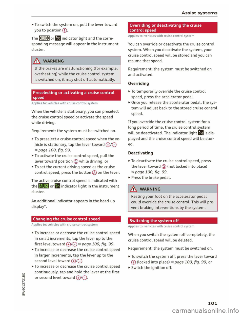 AUDI A5 2019  Owners Manual 