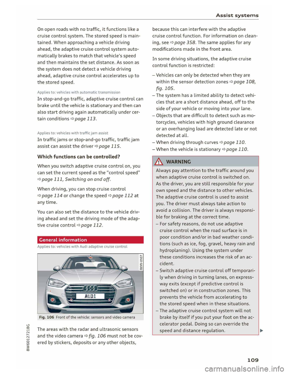 AUDI A5 2019  Owners Manual 