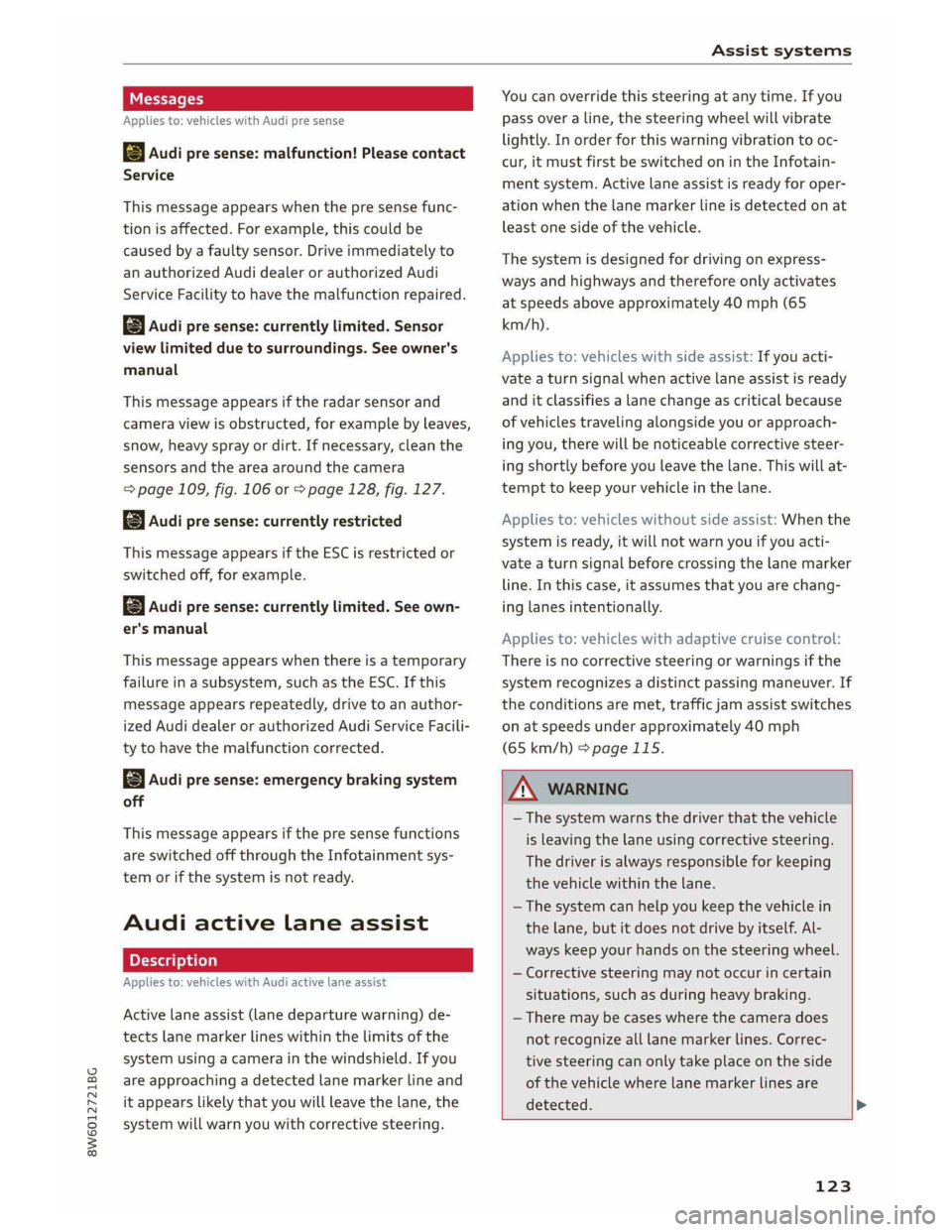 AUDI A5 2019  Owners Manual 