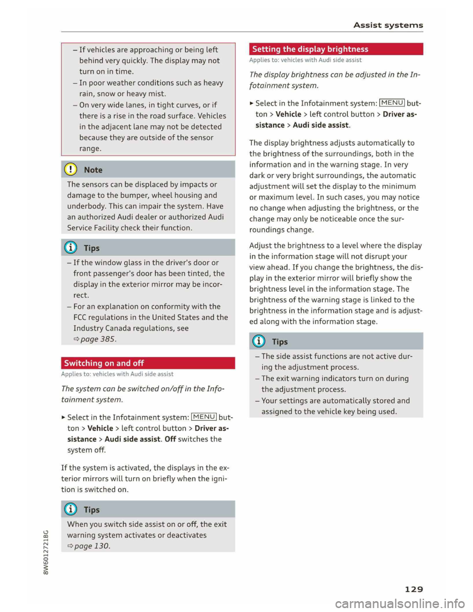 AUDI A5 2019  Owners Manual 