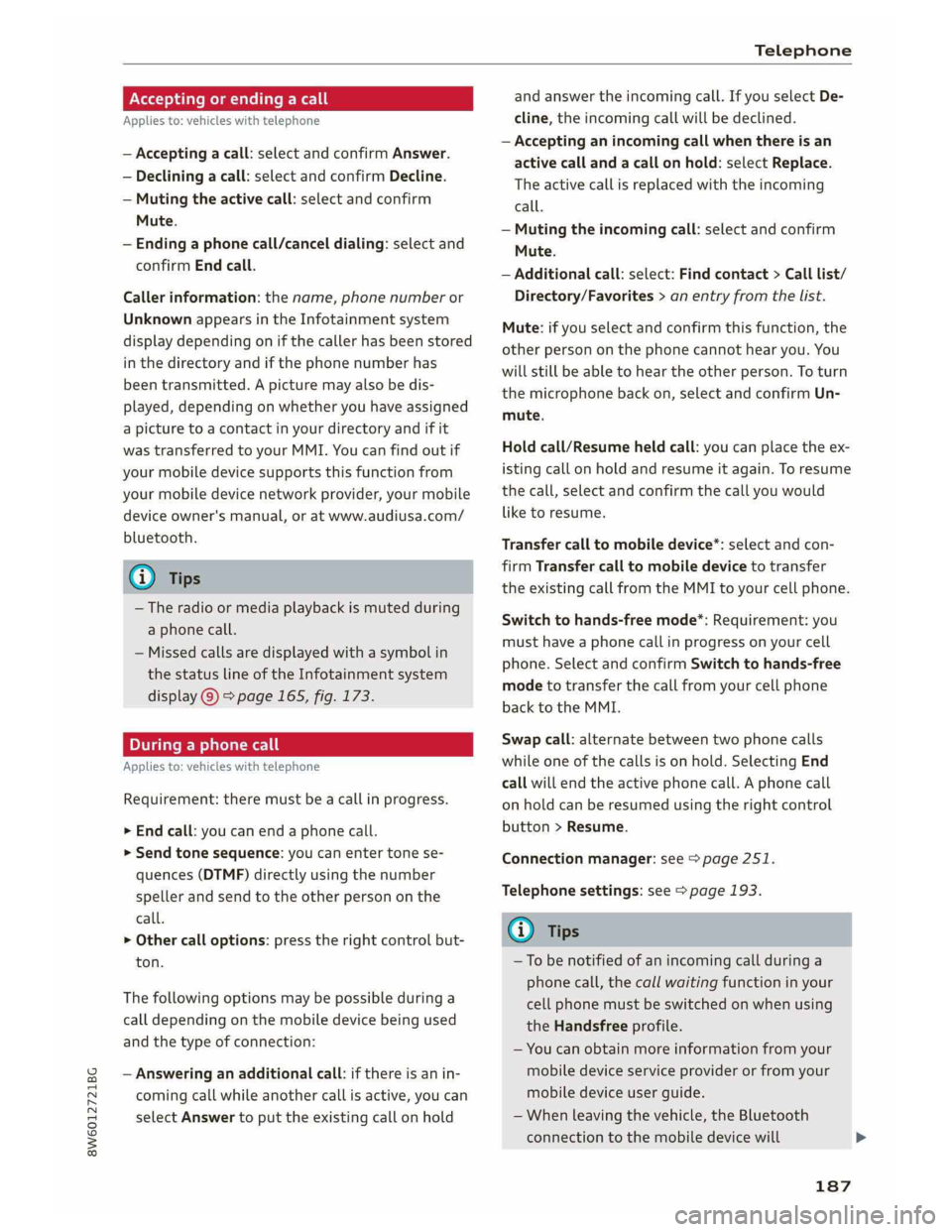 AUDI A5 2019  Owners Manual 