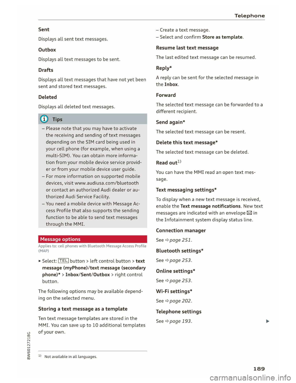 AUDI A5 2019  Owners Manual 