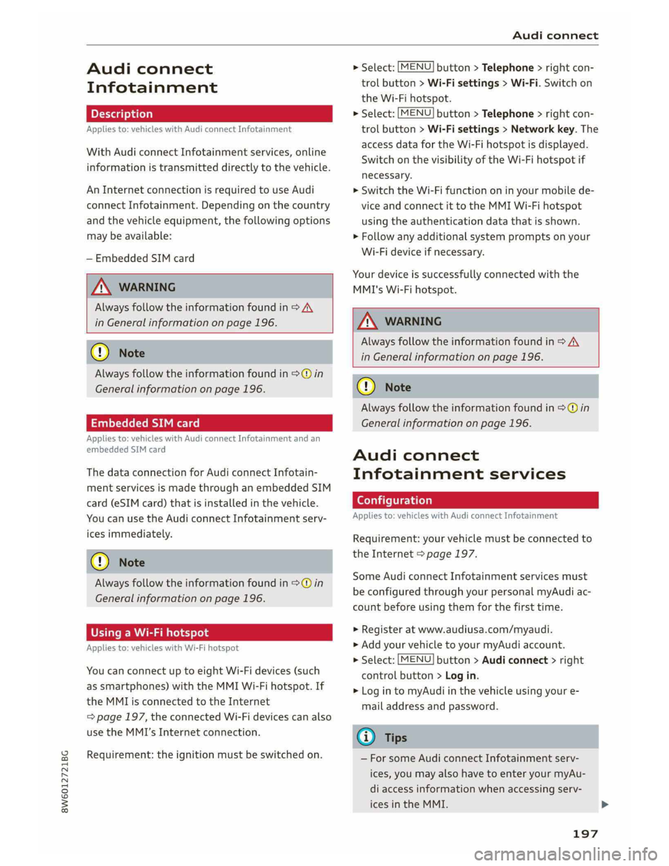 AUDI A5 2019  Owners Manual 