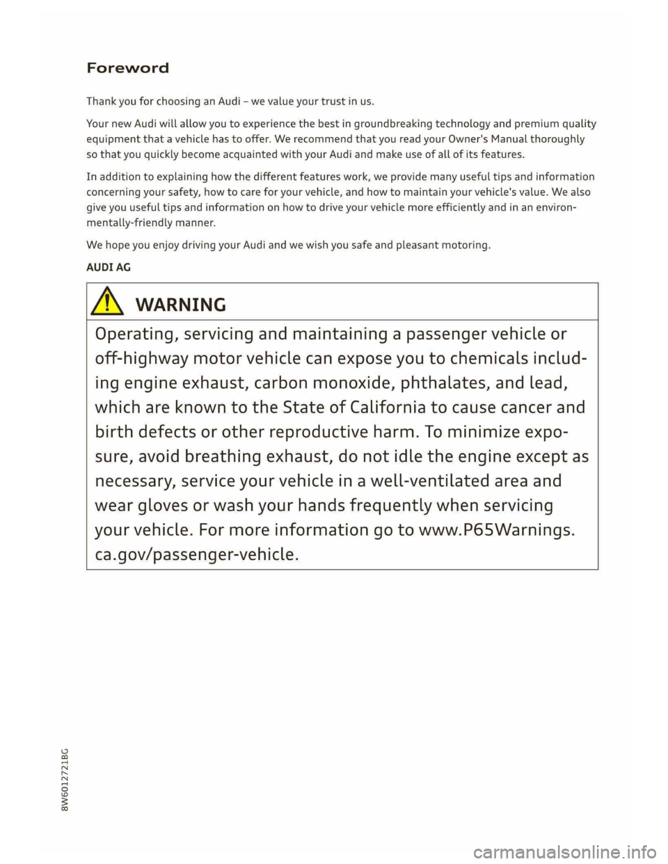 AUDI A5 2019  Owners Manual 