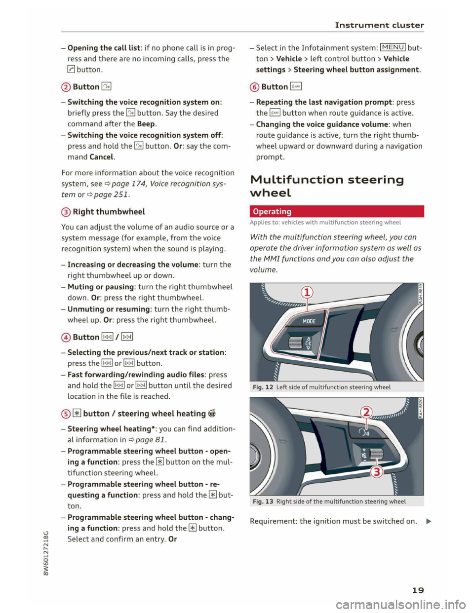 AUDI A5 2019  Owners Manual 
