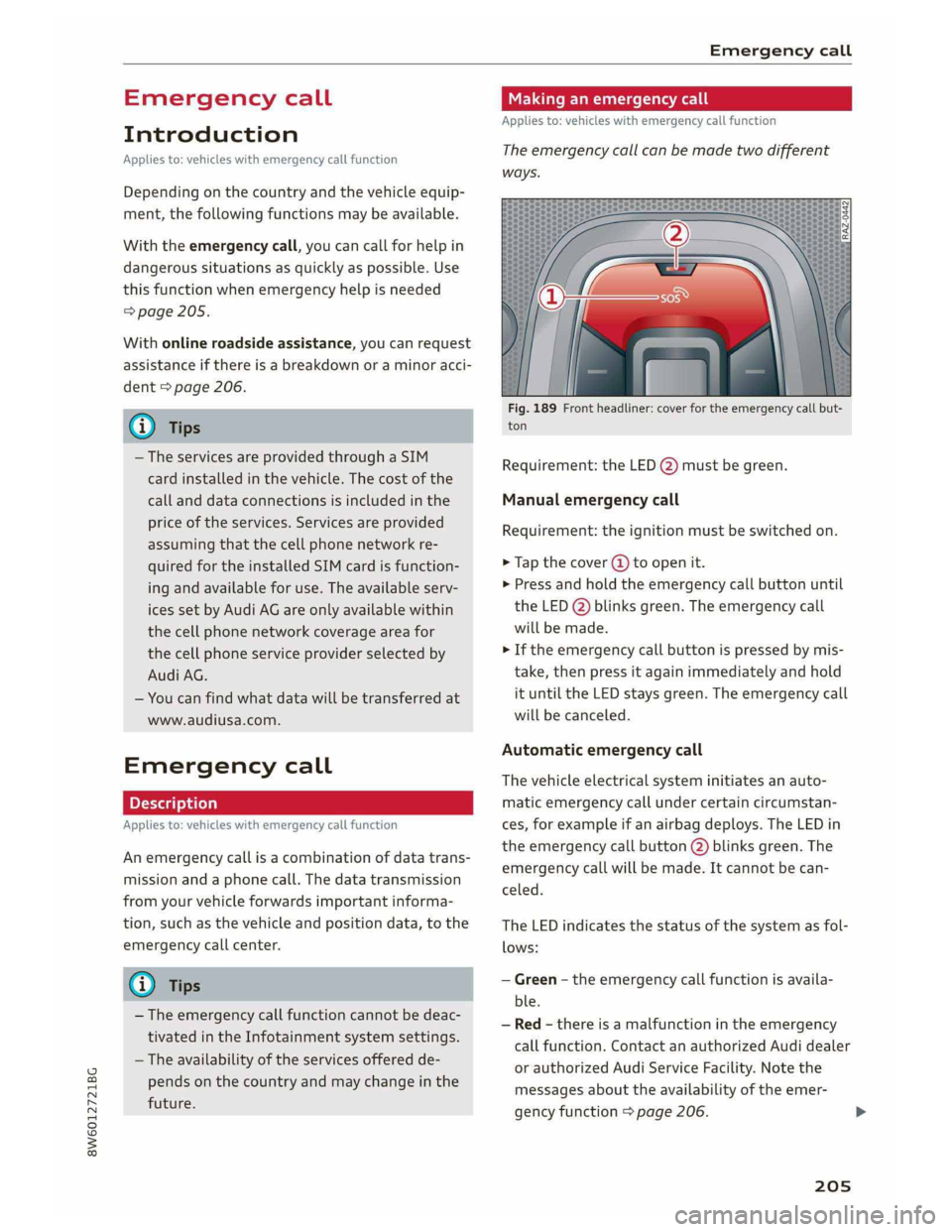 AUDI A5 2019  Owners Manual 