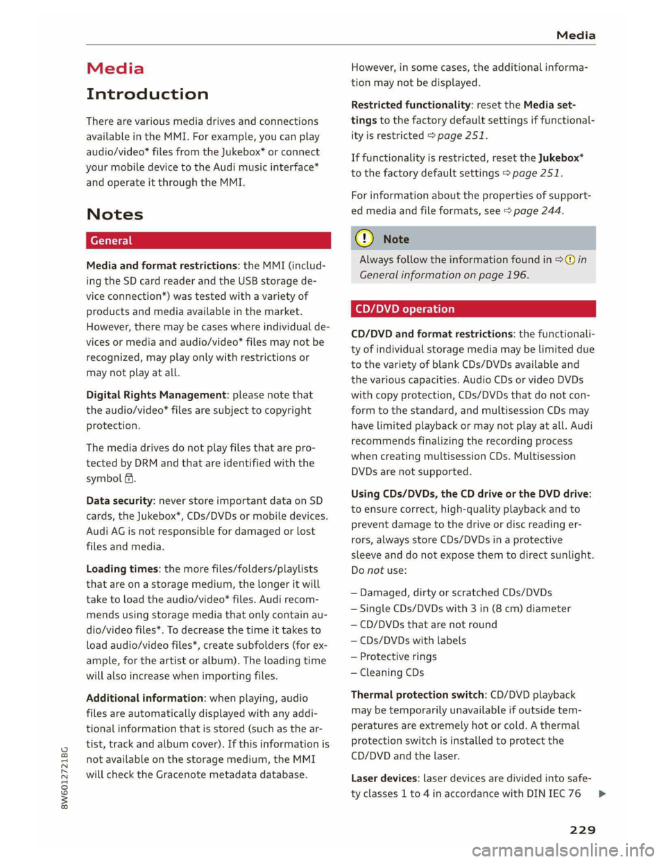 AUDI A5 2019  Owners Manual 