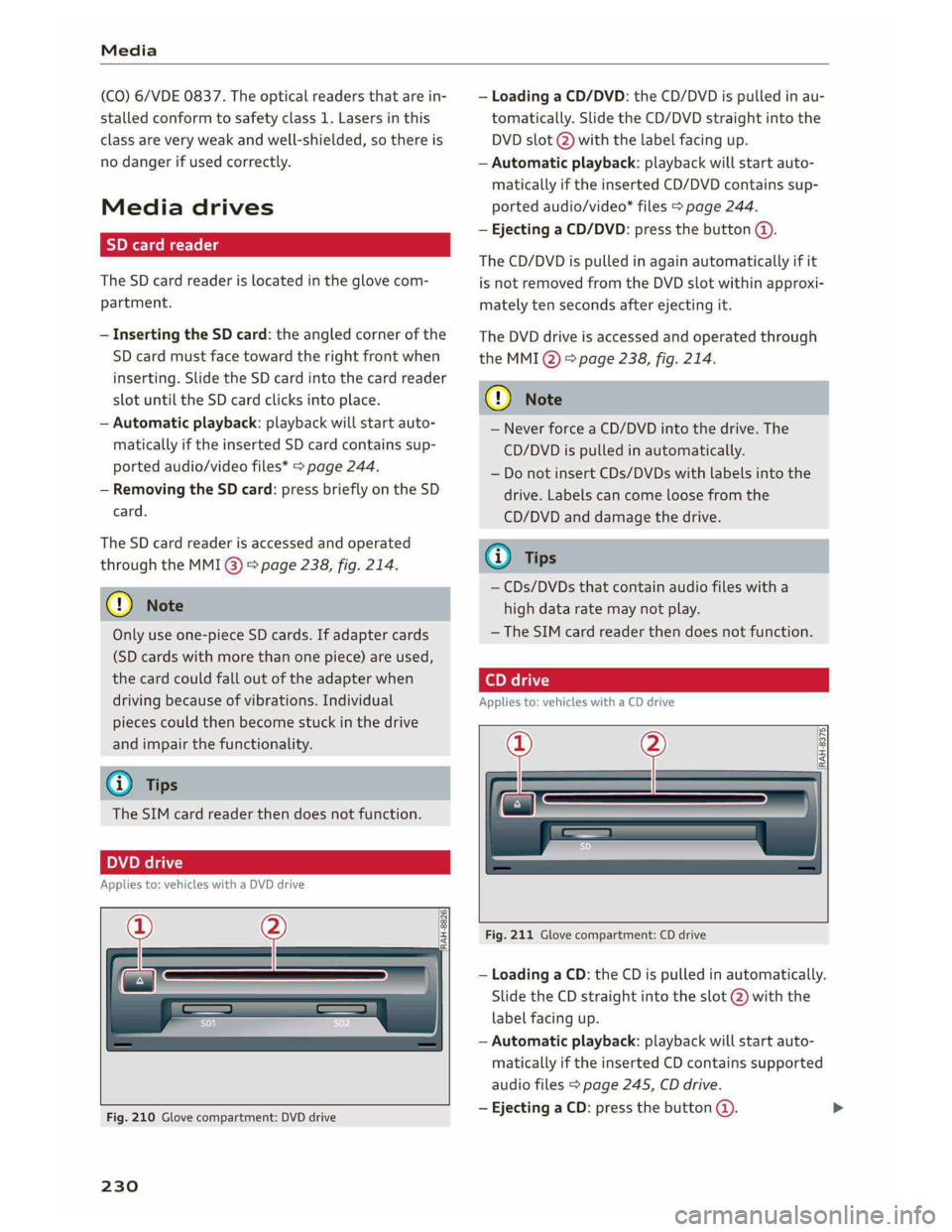 AUDI A5 2019  Owners Manual 