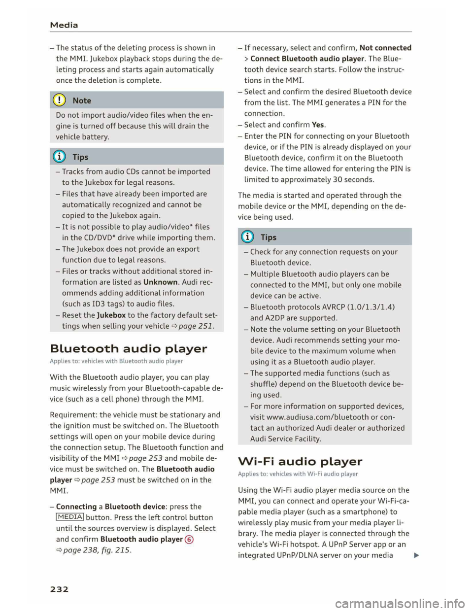 AUDI A5 2019  Owners Manual 