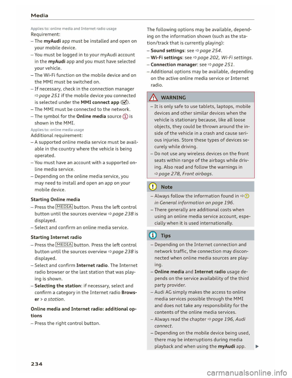 AUDI A5 2019  Owners Manual 
