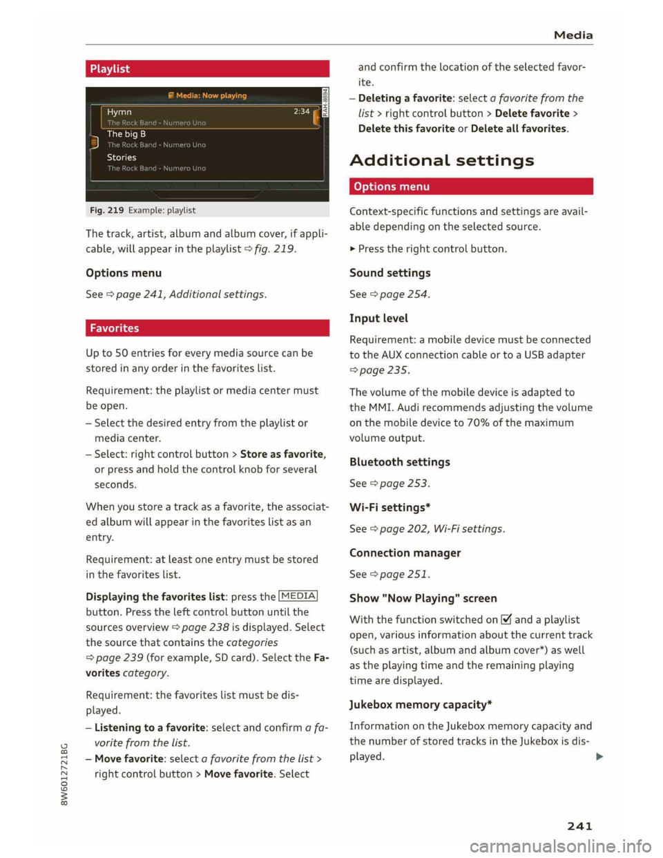 AUDI A5 2019  Owners Manual 