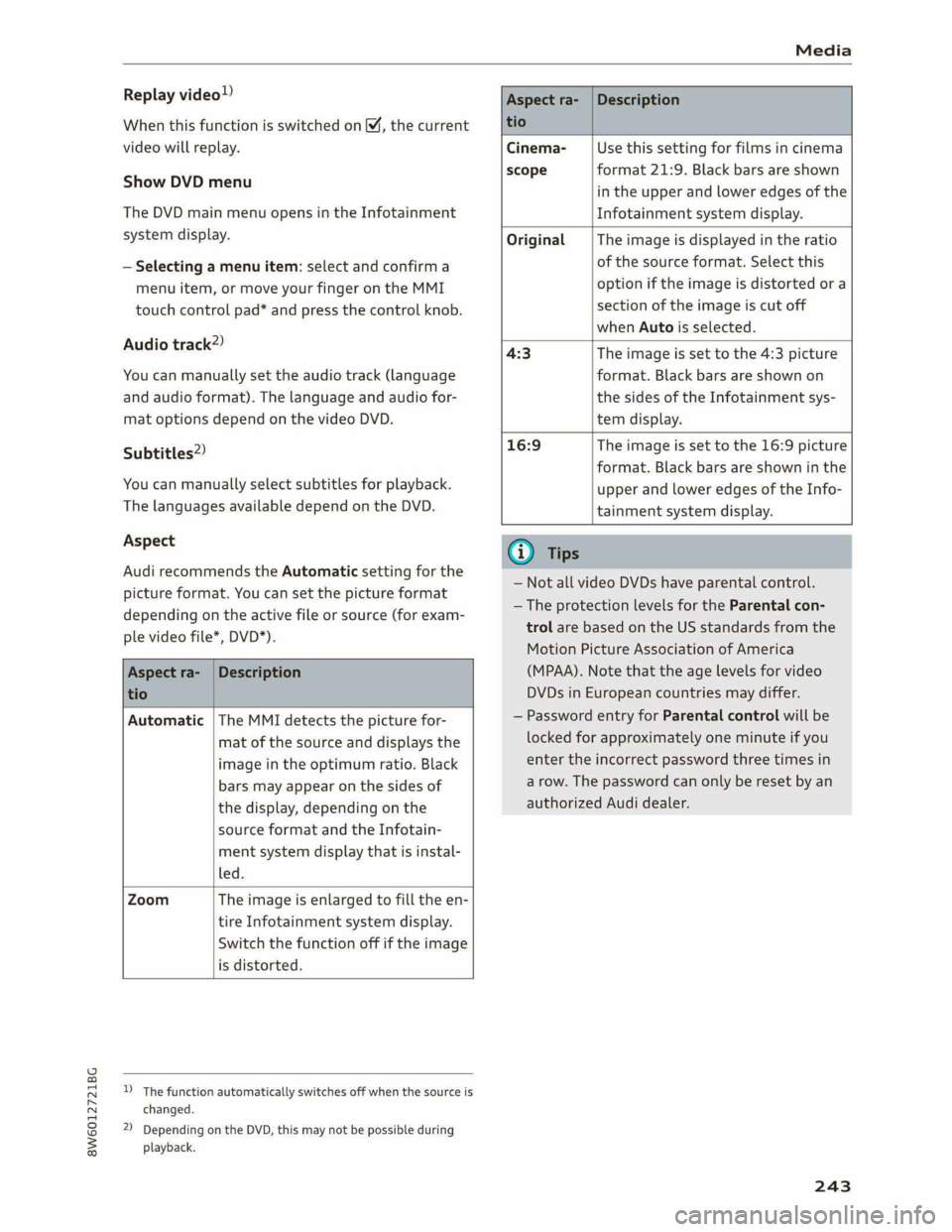 AUDI A5 2019  Owners Manual 