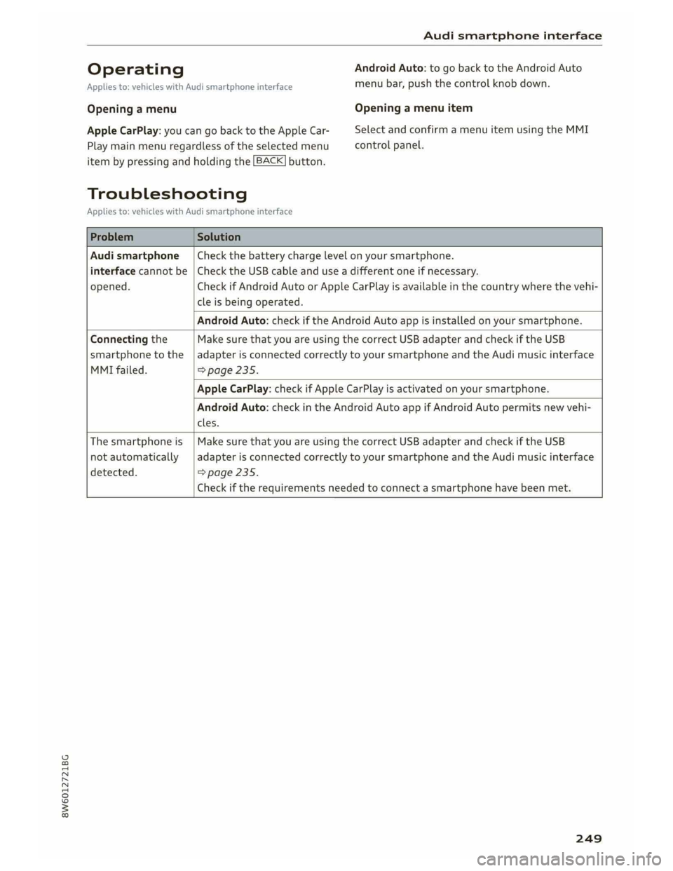 AUDI A5 2019  Owners Manual 