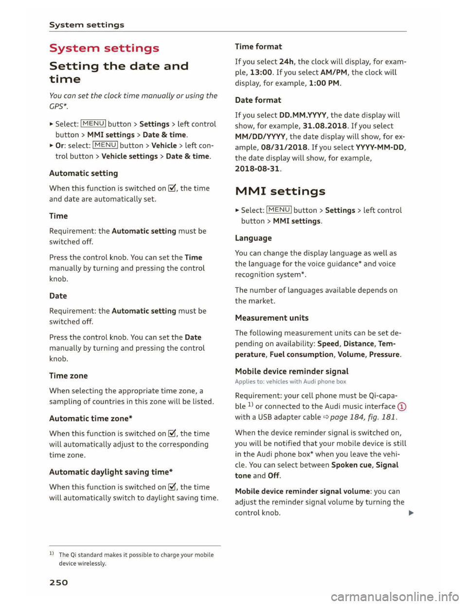 AUDI A5 2019  Owners Manual 