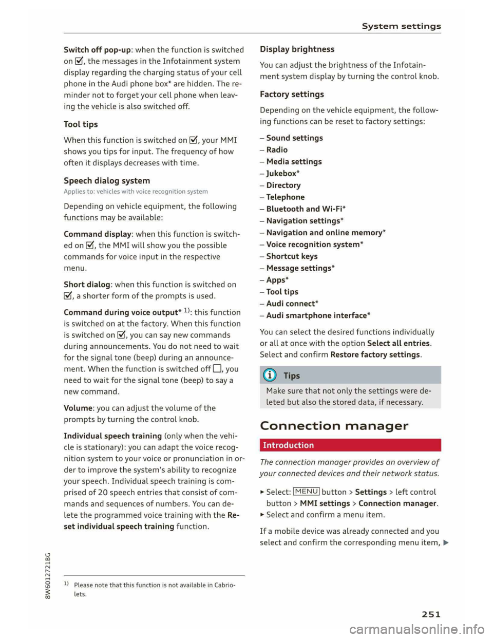 AUDI A5 2019  Owners Manual 