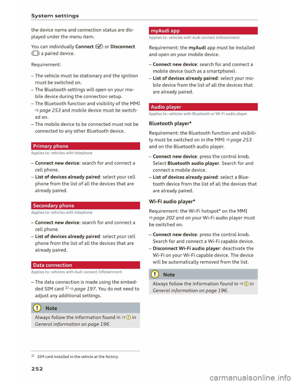 AUDI A5 2019  Owners Manual 