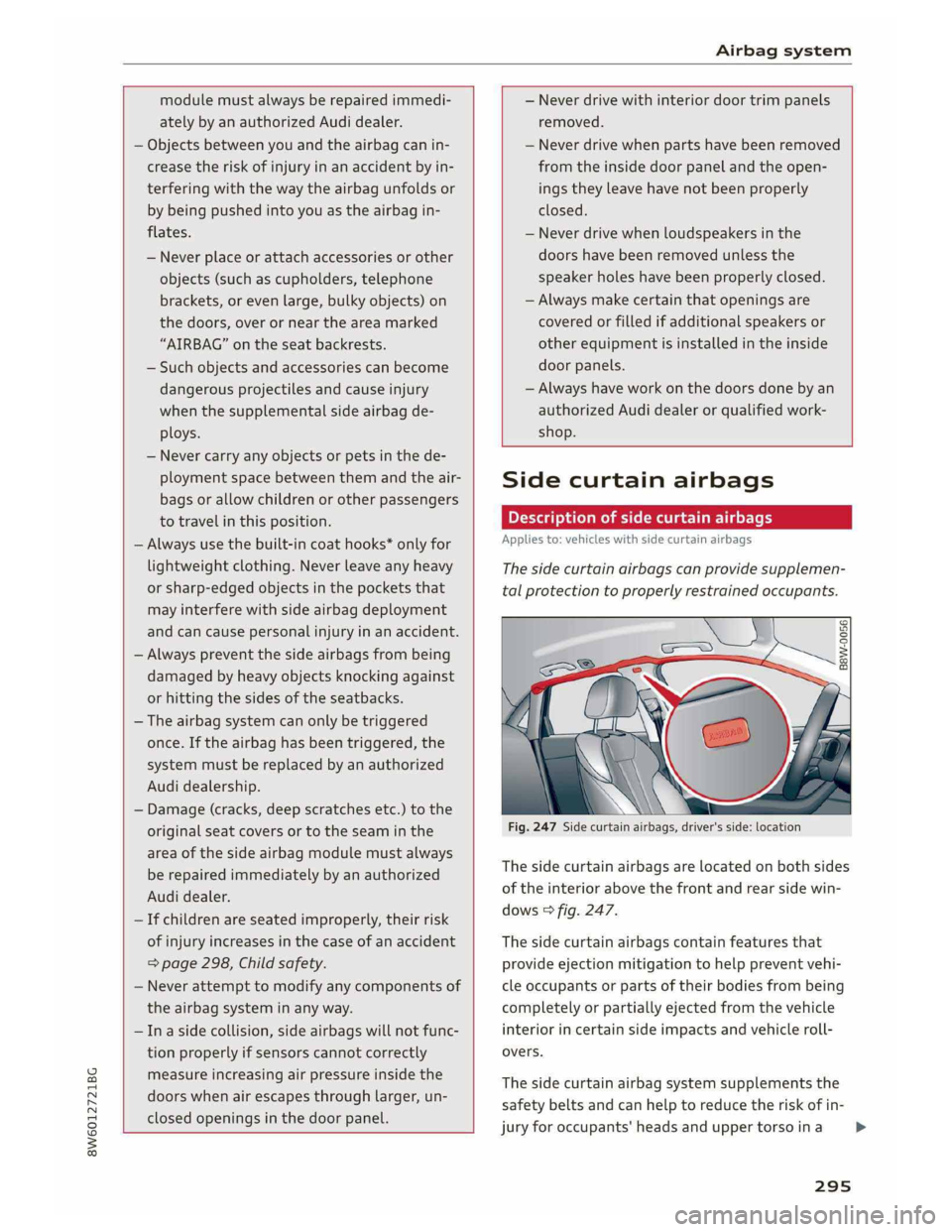 AUDI A5 2019  Owners Manual 