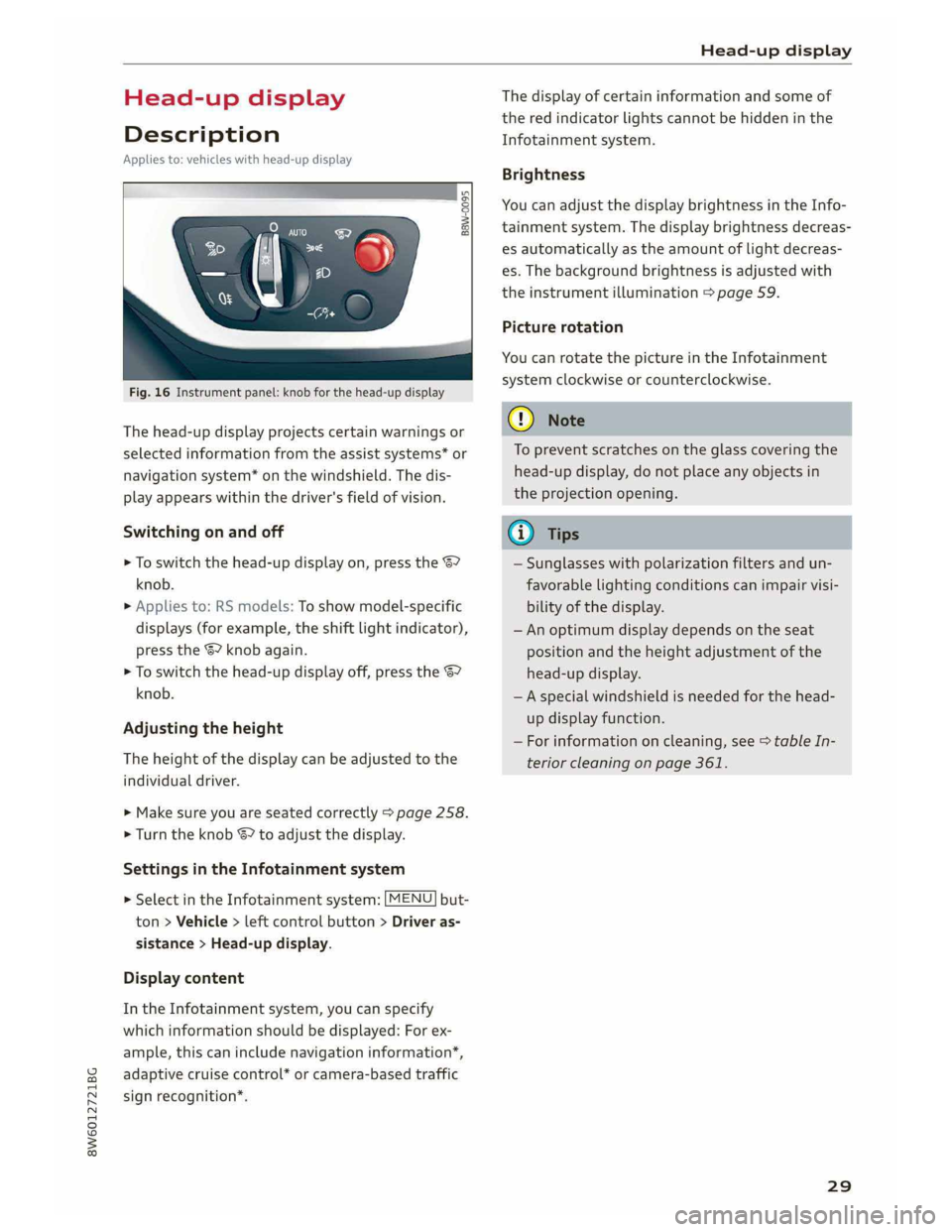 AUDI A5 2019  Owners Manual 