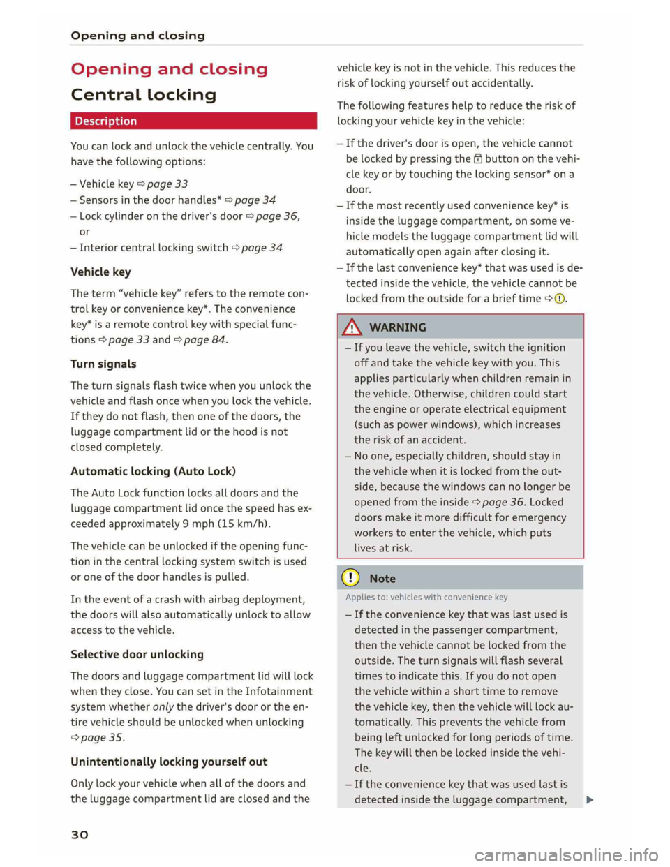 AUDI A5 2019  Owners Manual 