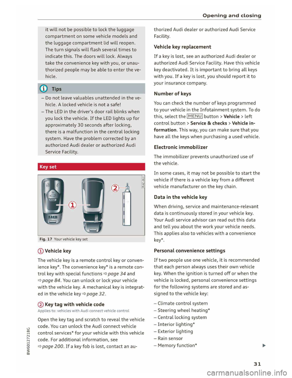 AUDI A5 2019  Owners Manual 